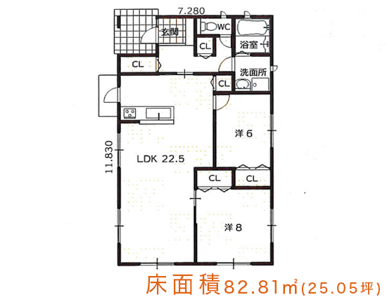 平家間取りプラン