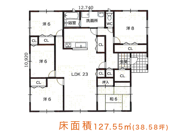 平家間取りプラン
