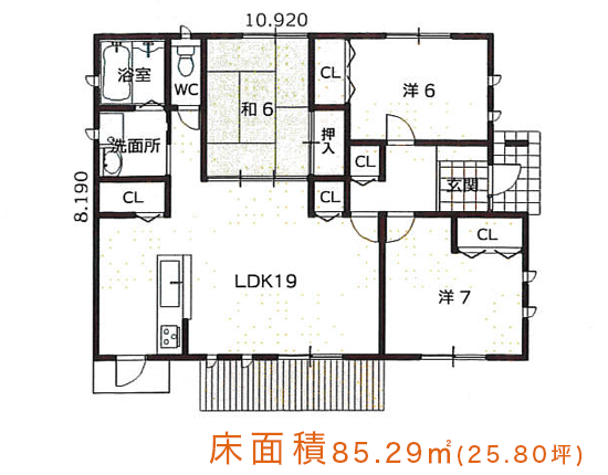 平家間取りプラン